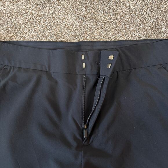 Athleta Women's Size 10 Tribeca Crop Wide Leg Snap Hem Pants Casual Travel - Picture 7 of 11